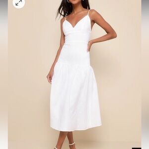 Lulus small white dress